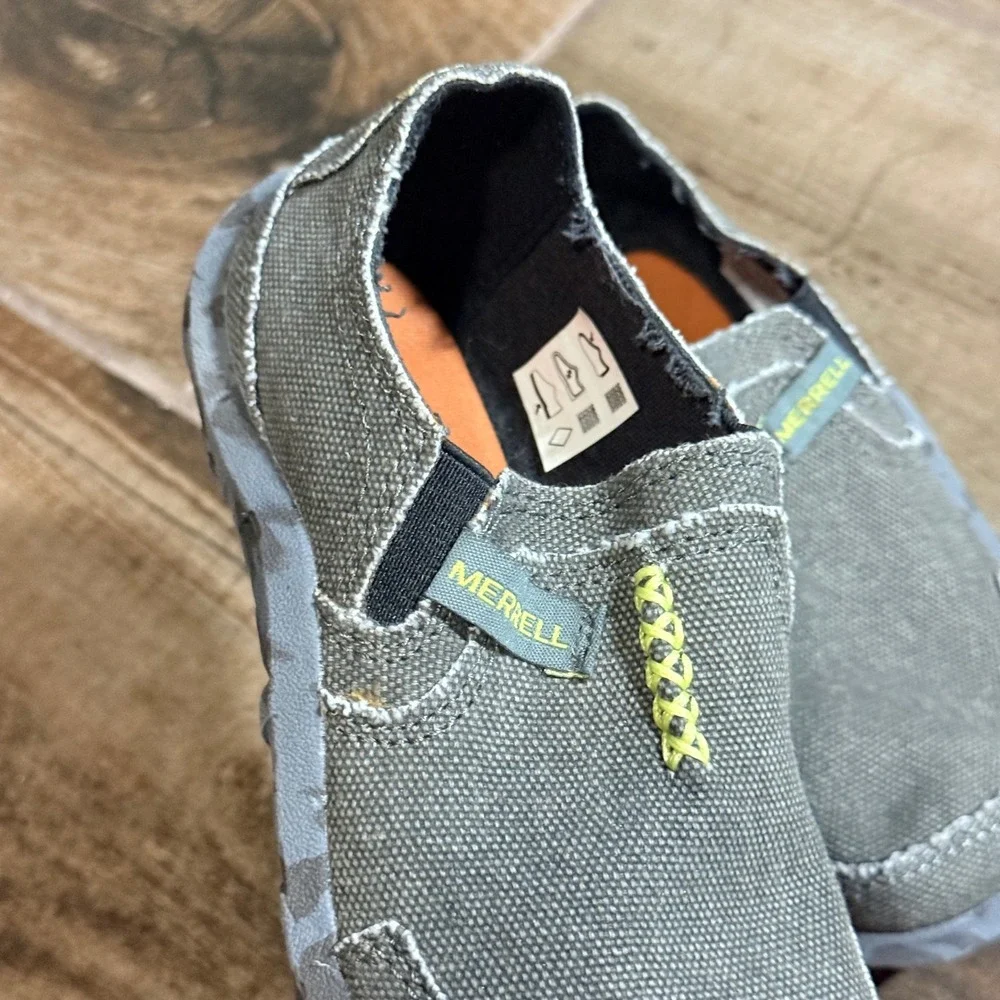 Merrell Kids ML-B Slipper Shoe, Olive Green, 11M